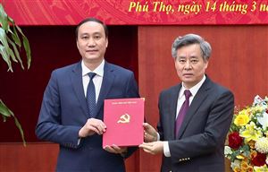 Phó Chủ tịch Uỷ ban Trung ương MTTQ Việt Nam Phùng Khánh Tài được điều động giữ chức Phó Bí thư Tỉnh ủy Phú Thọ