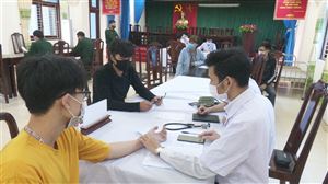 Huyện Thanh Thủy tổ chức khám sức khỏe nghĩa vụ quân sự và công an Nhân dân