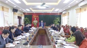 Thanh Thuỷ họp Ban Thường vụ Huyện uỷ tháng 12/2022