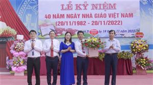 Trường THPT Thanh Thuỷ tổ chức kỷ niệm 40 năm Ngày Nhà giáo Việt Nam