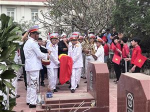 Hoàng Xá đón nhận hài cốt liệt sỹ Nguyễn Xung Kích