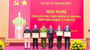 Đảng bộ huyện Thanh Thủy tổng kết công tác năm 2021