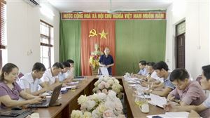Ban Kinh tế - Xã hội Hội đồng nhân dân huyện giám sát tại xã Hoàng Xá