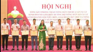 Thanh Thủy tổng kết Phong trào Nông dân thi đua sản xuất, kinh doanh giỏi giai đoạn 2017-2022