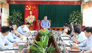 Chủ tịch UBND tỉnh Bùi Văn Quang làm việc tại huyện Thanh Thủy