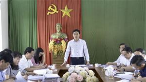 Kiểm tra công tác lãnh đạo, chỉ đạo, tổ chức thực hiện Nghị quyết Đại hội Đảng bộ huyện và Đại hội Đảng bộ xã Hoàng Xá.
