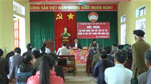 Đại biểu HĐND tỉnh tiếp xúc cử tri tại Thanh Thủy