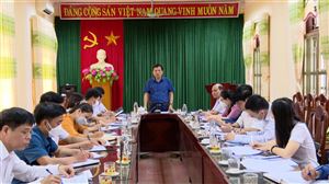 Thanh Thủy giám sát công tác lãnh, chỉ đạo, tổ chức thực hiện nghị quyết của Đảng bộ huyện.