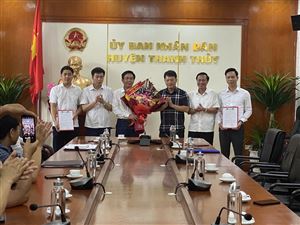 Công bố quyết định thành lập Văn phòng Đăng ký đất đai và Phát triển quỹ đất huyện Thanh Thuỷ