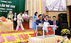 Đại hội đại biểu Đảng bộ huyện Thanh Thủy lần thứ XXVI, nhiệm kỳ 2020 - 2025