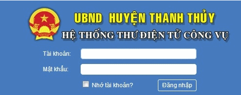 Hệ thống hòm thư công vụ huyện Thanh Thủy