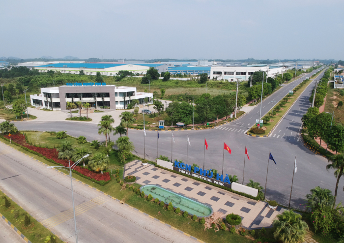 Khu công nghiệp Phú Hà là điểm đến của nhiều nhà đầu tư